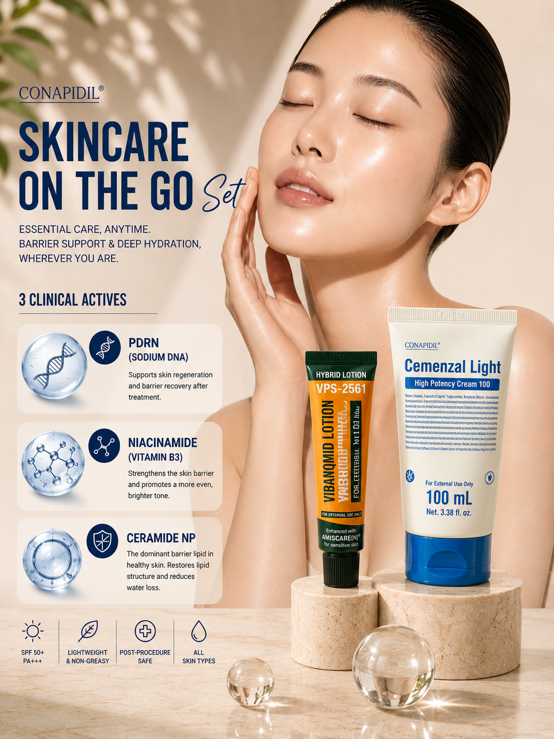 CONAPIDIL Skincare on the Go Set