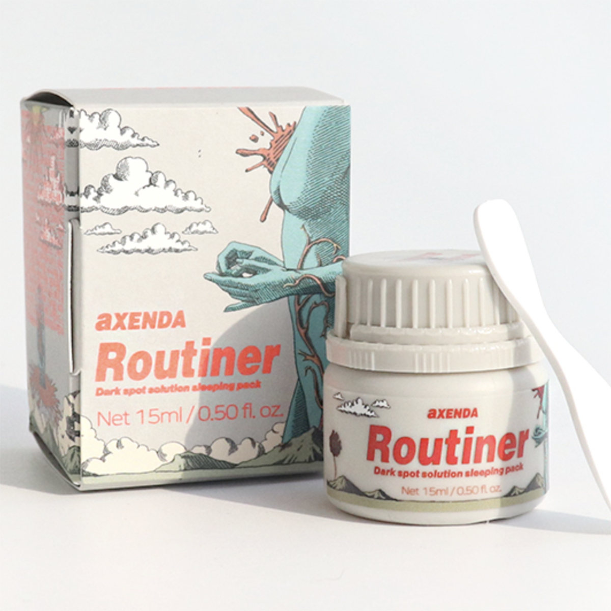 Axenda Routiner Cream – AHA BHA PHA Exfoliating Sleeping Pack (15mL)